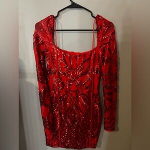 red lucy in the sky homecoming dress size medium. originally$85 asking $50-$60
